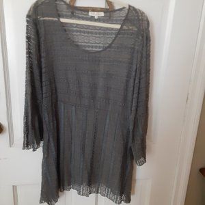 Indigo Soul XL Gray Tunic
